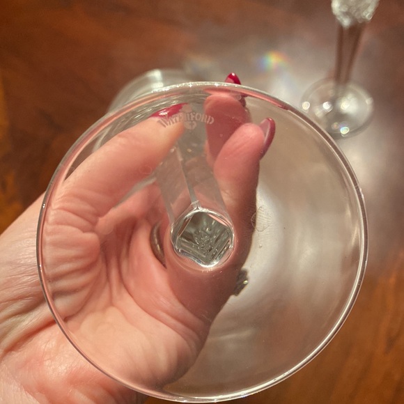 Amazon.com | Waterford Winter Wonders Winter Rose Flute, Set  Waterford set of 2 Crystal champagne flutes 🥂